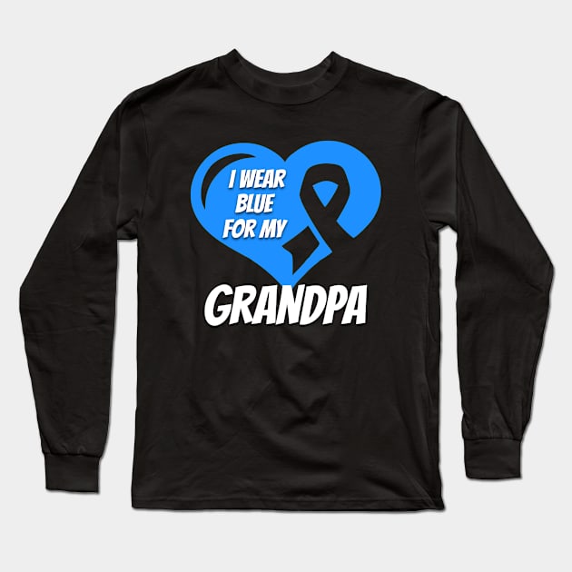 Prostate Cancer Grandpa Long Sleeve T-Shirt by mikevdv2001